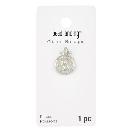 Metal Zodiac Coin Charm by Bead Landing